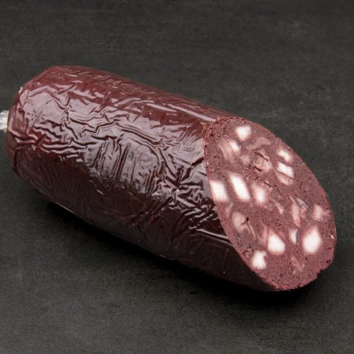 Bloedworst met spek ± 450 gram