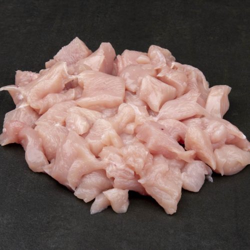 Kipfilet in blokjes